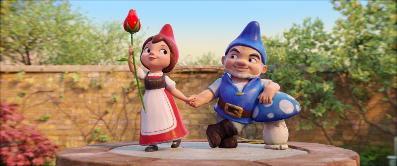 Emily Blunt e James McAvoy dão voz à Julieta e Gnomeu em Gnomeu e Julieta