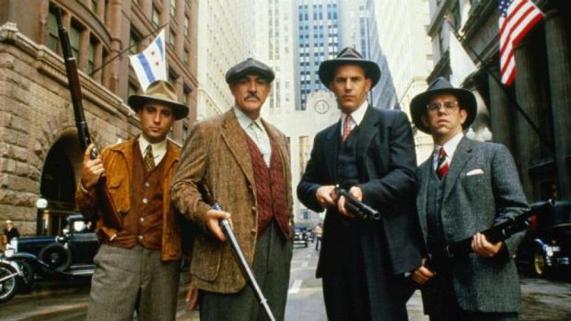 Andy Garcia, Sean Connery, Kevin Costner e Charles Martin Smith