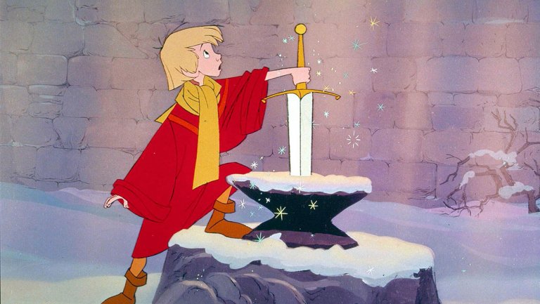 Artur na versão da Disney, A Espada era a Lei (1963)