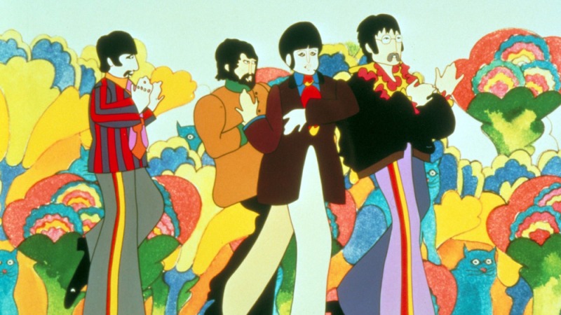 Os Beatles resolvem ajudar Pepperland em Yellow Submarine
