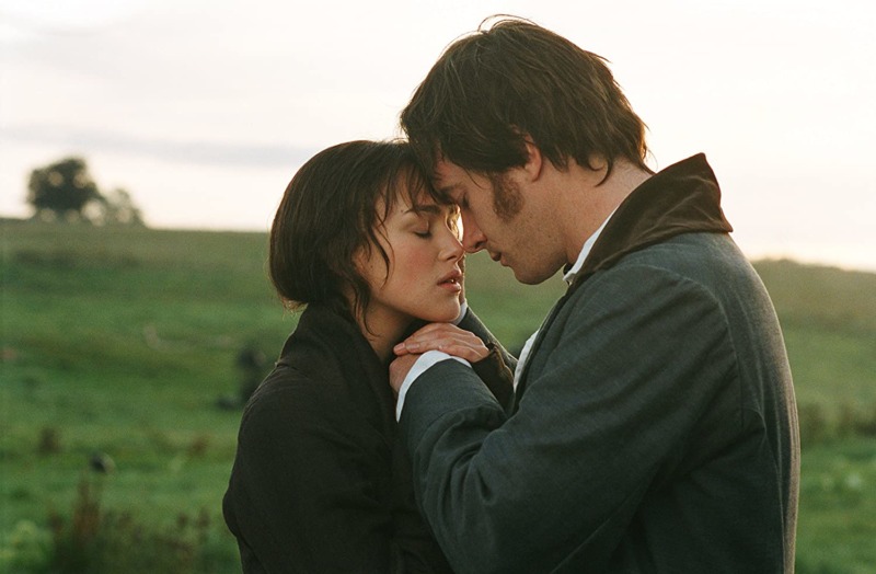 Elizabeth e Darcy no filme de 2005 - Orgulho e Preconceito